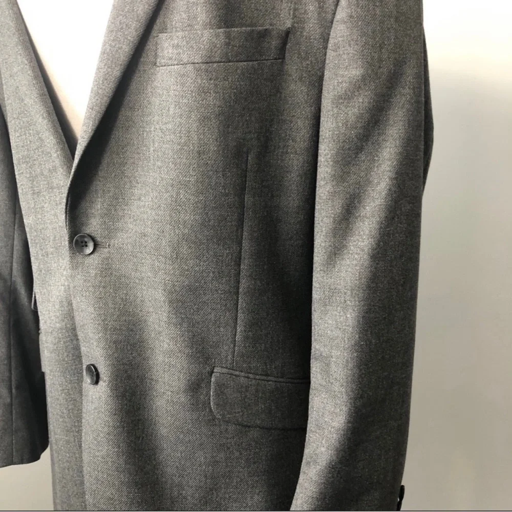 Billy London UK Blazer With Interior Skull Designs Gray/Black and Ref Size 44R
